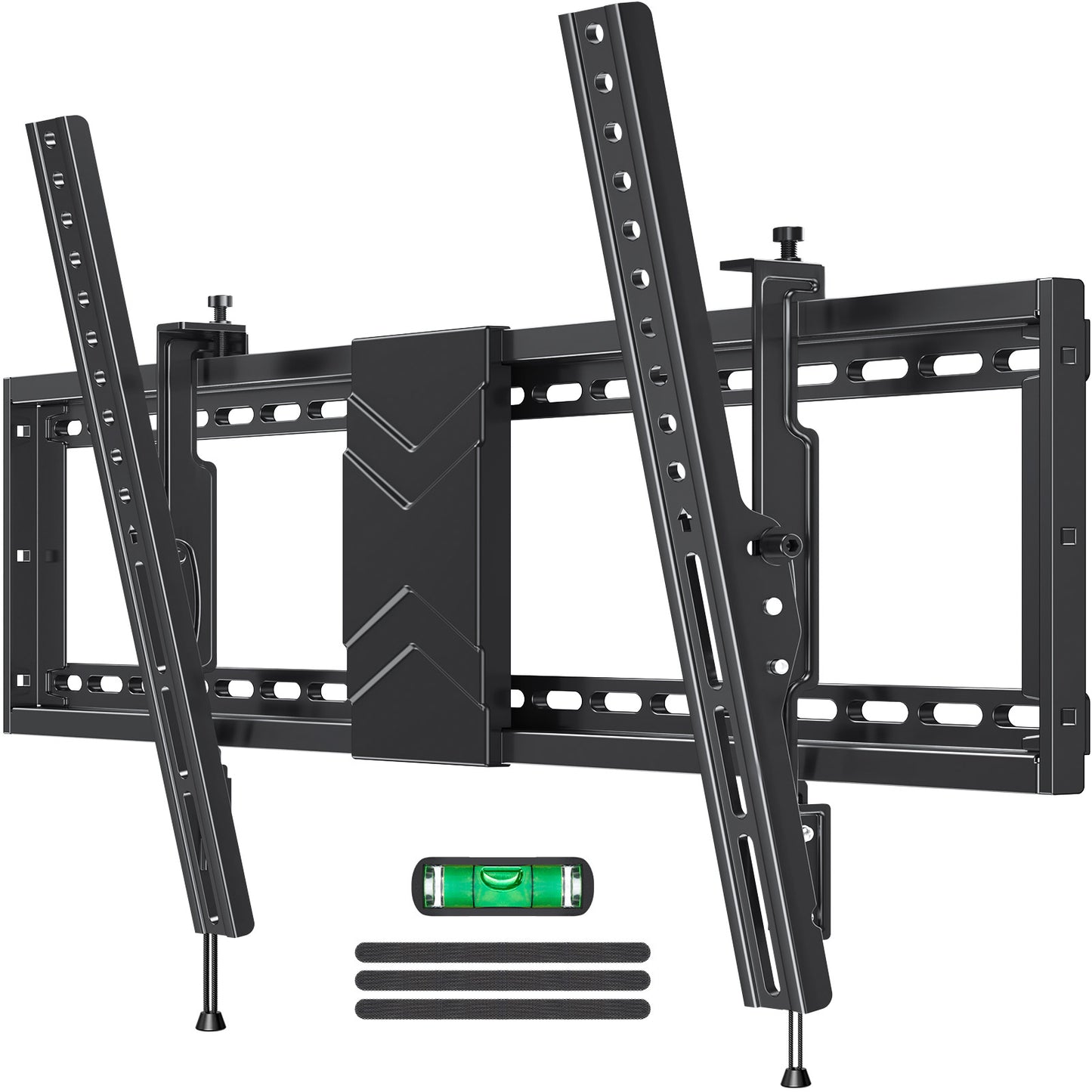 MOUNT PRO Tilting TV Wall Mount for Most 37-75 Inch TVs, TV Mount with Level Adjustment, Low Profile Wall Mount TV Bracket Fits 16", 18", 24" Studs, Max VESA 600x400mm, Holds Up to 99 lbs