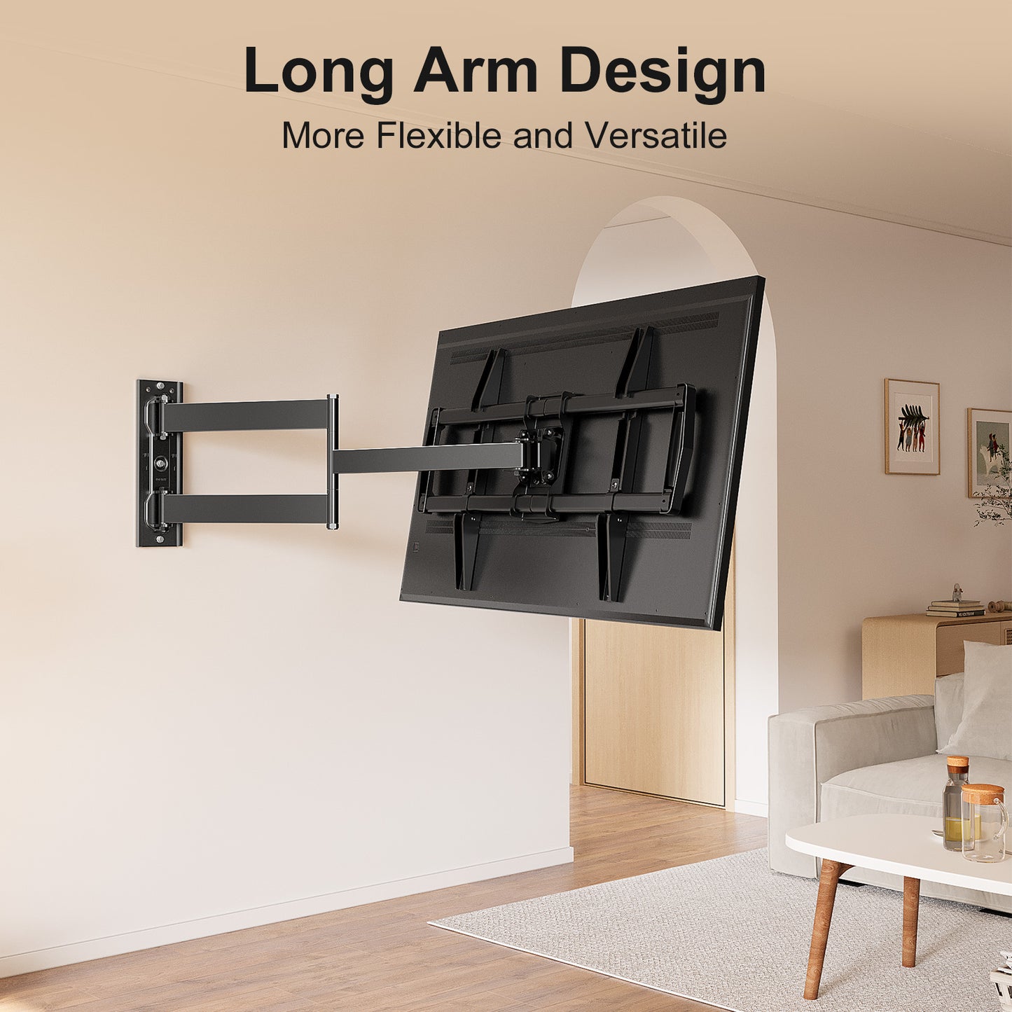 MOUNT PRO Long Arm TV Wall Mount for Most 32-75 Inch TVs TR0076