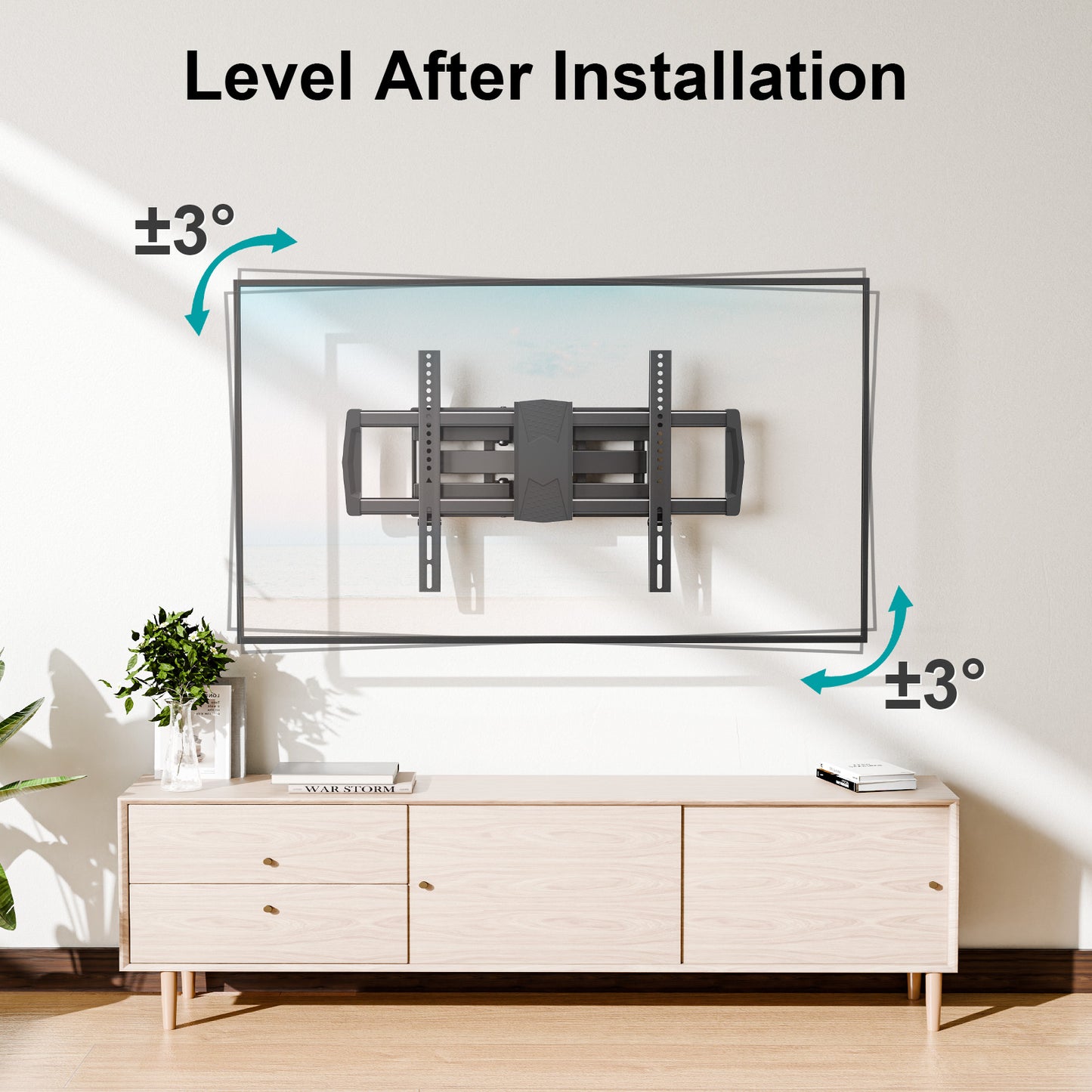 MOUNT PRO Full Motion TV Mount for Most 42-82 inch TVs TR0028