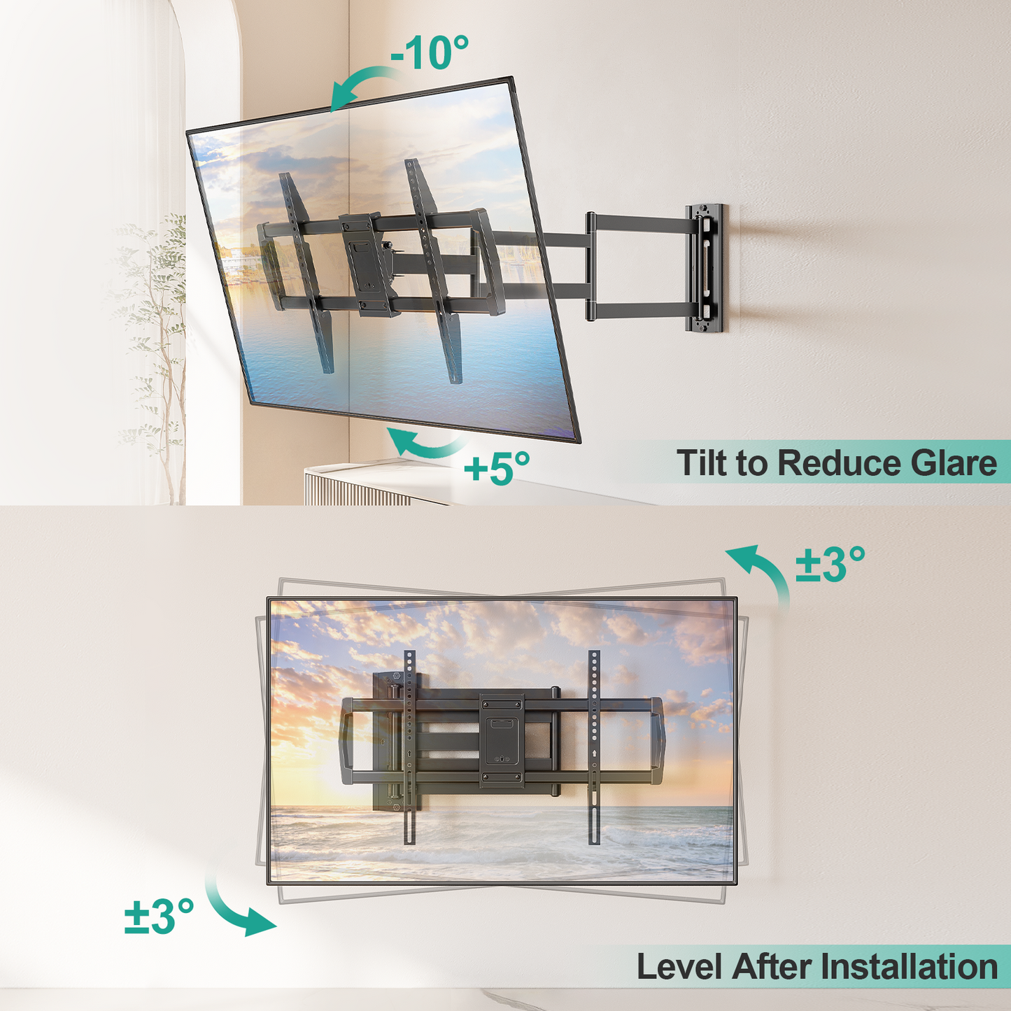 MOUNT PRO TV Wall Mount for Most 32-75 inch TVs TR0057-L