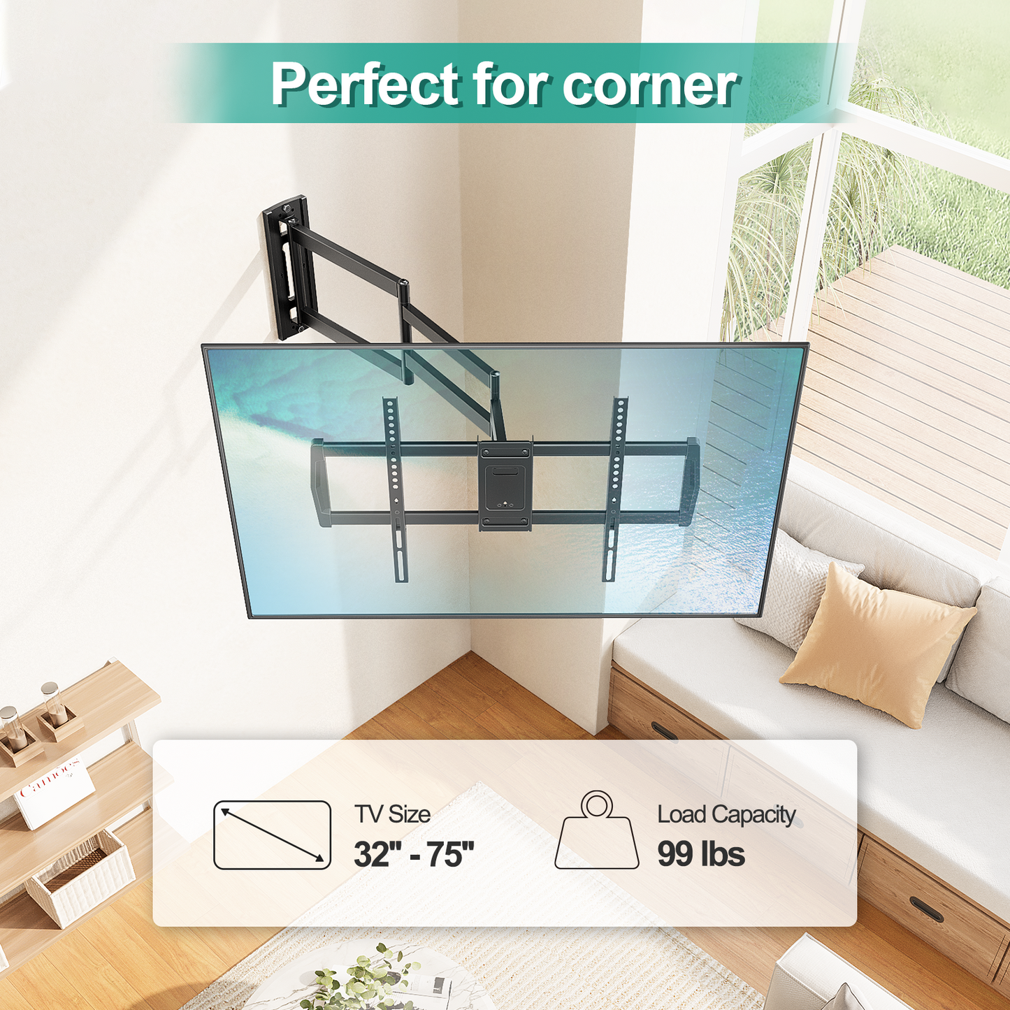MOUNT PRO TV Wall Mount for Most 32-75 inch TVs TR0057-L