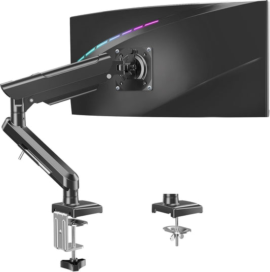 Freelift Pro Single Monitor Desk Mount For 13-32 inch and Fits 4.4 to 22lbs Screens PR5007B