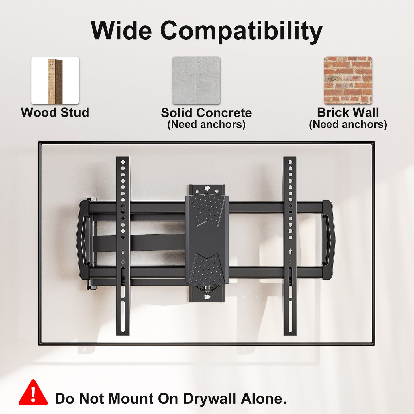 MOUNT PRO Long Arm TV Wall Mount for Most 32-75 Inch TVs TR0076