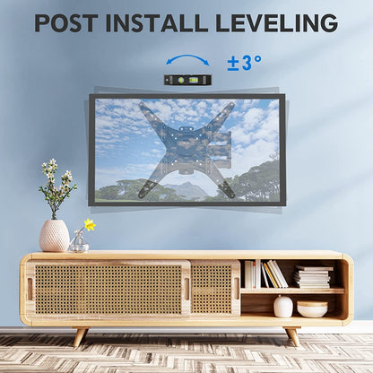 MOUNT PRO Full Motion TV Wall Mount for Most 26-55 Inch TVs, Tilting TV Mount Bracket with Swivels Articulating Arms Max VESA 400X400mm, 88lbs