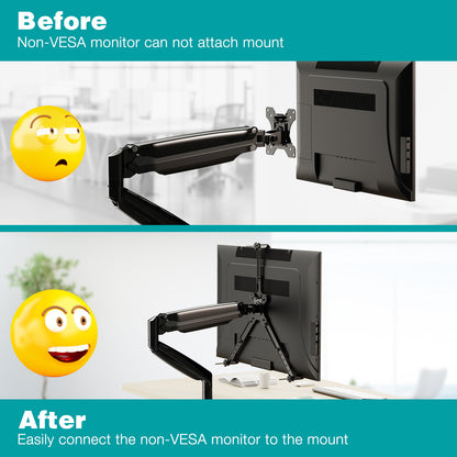 MOUNT PRO VESA Mount Adapter, Universal Non-VESA Monitor Mount Adapter for 19 to 32 inch Screens, Vesa Bracket 75x75mm/100x100mm, Hold up to Max 17.6lbs