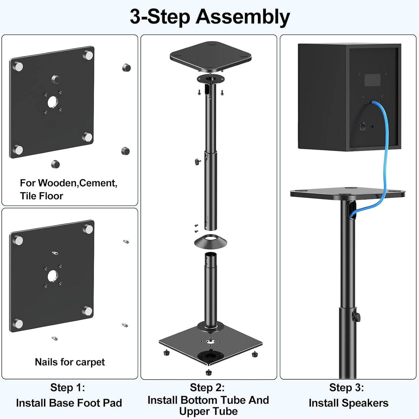 Mountory Speaker Stands