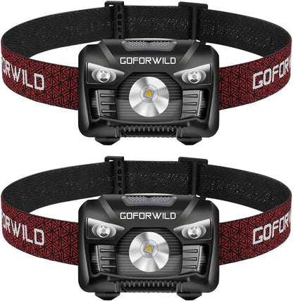 GOFORWILD 2 Pack of Rechargeable Headlamp