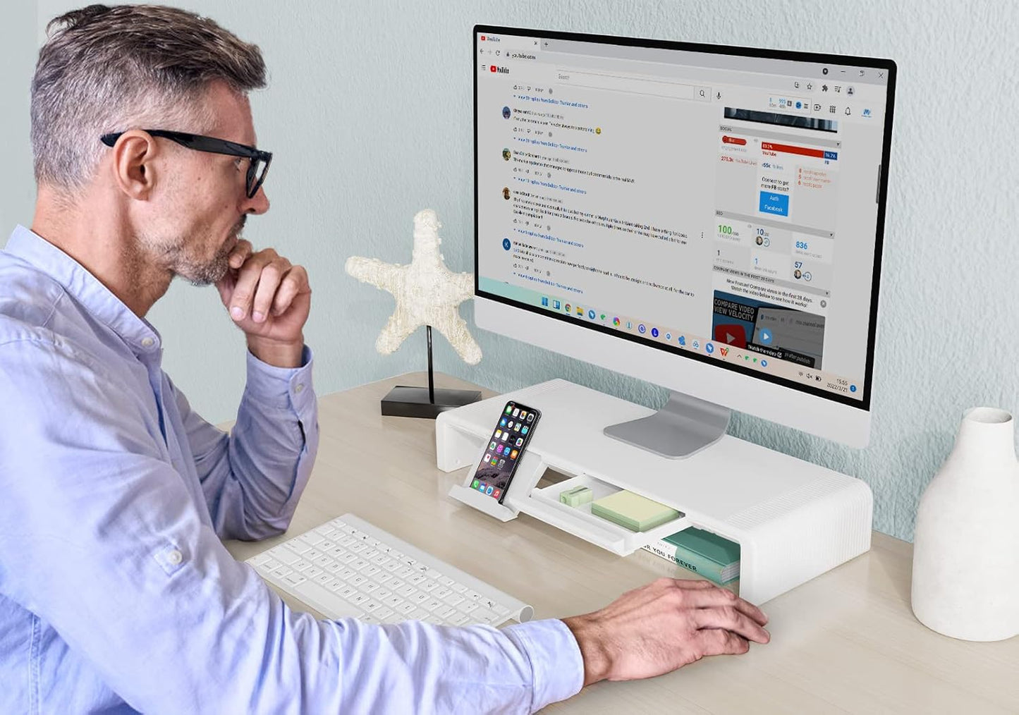 LIFTGO Laptop Stand Desk Mount