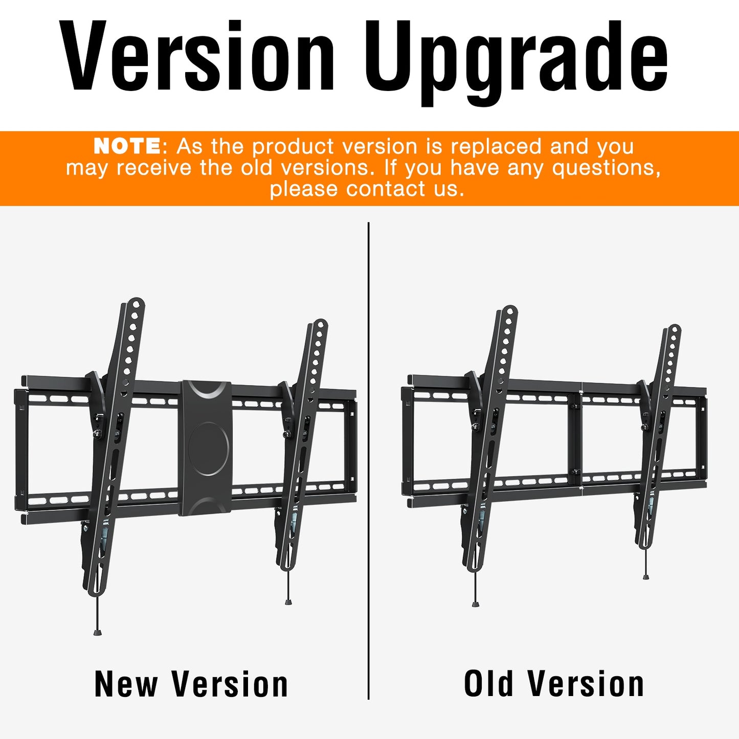 MOUNT PRO Tilting TV Wall Mount for Most 37-75 Inch TVs, TV Mount TV Bracket Holds up to 110lbs, Max 600x400mm