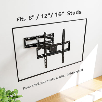 MOUNT PRO Full Motion TV Wall Mount for Most 26-64 Inch TVs, TV Bracket with Dual Swivel Articulating Arm Max VESA 400x400mm up to 88 lbs
